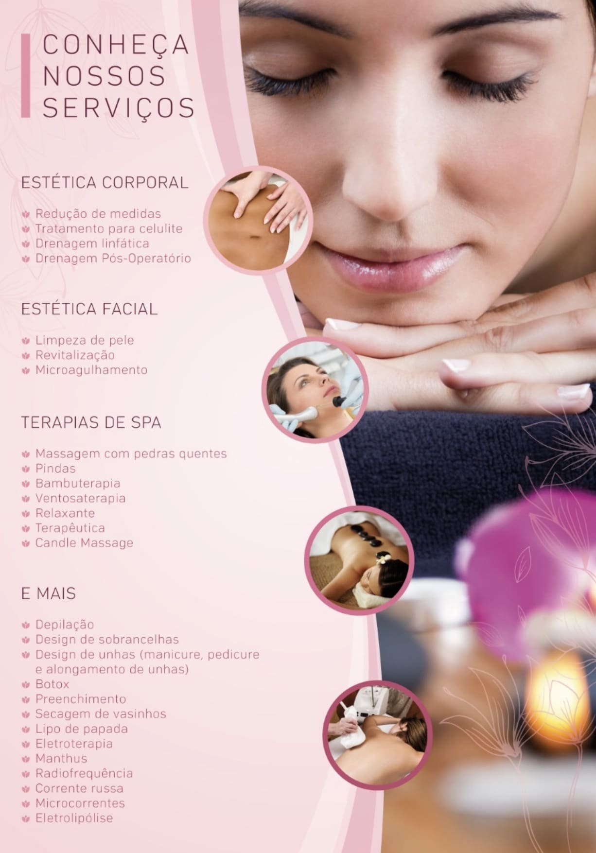 ESTÉTICA CORPORAL  Redução de medidas  Tratamento para celulite  Drenagem linfát