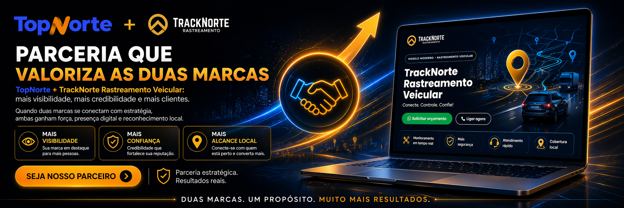 Banner promocional TopNorte Classificados