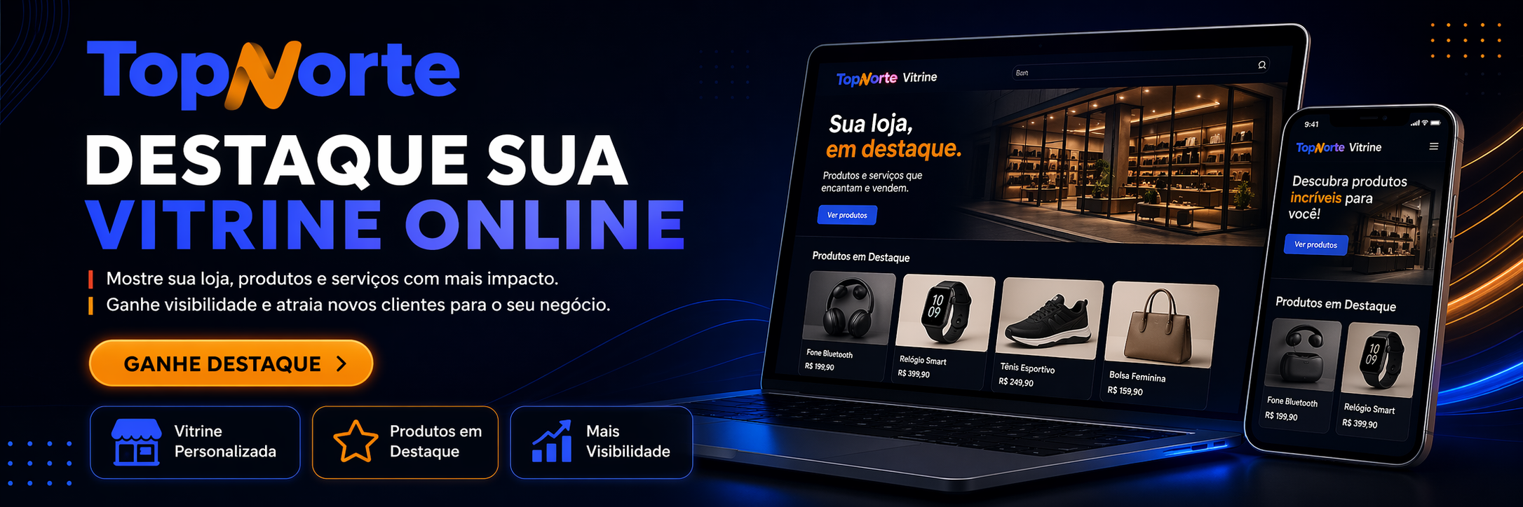 Banner promocional TopNorte Classificados