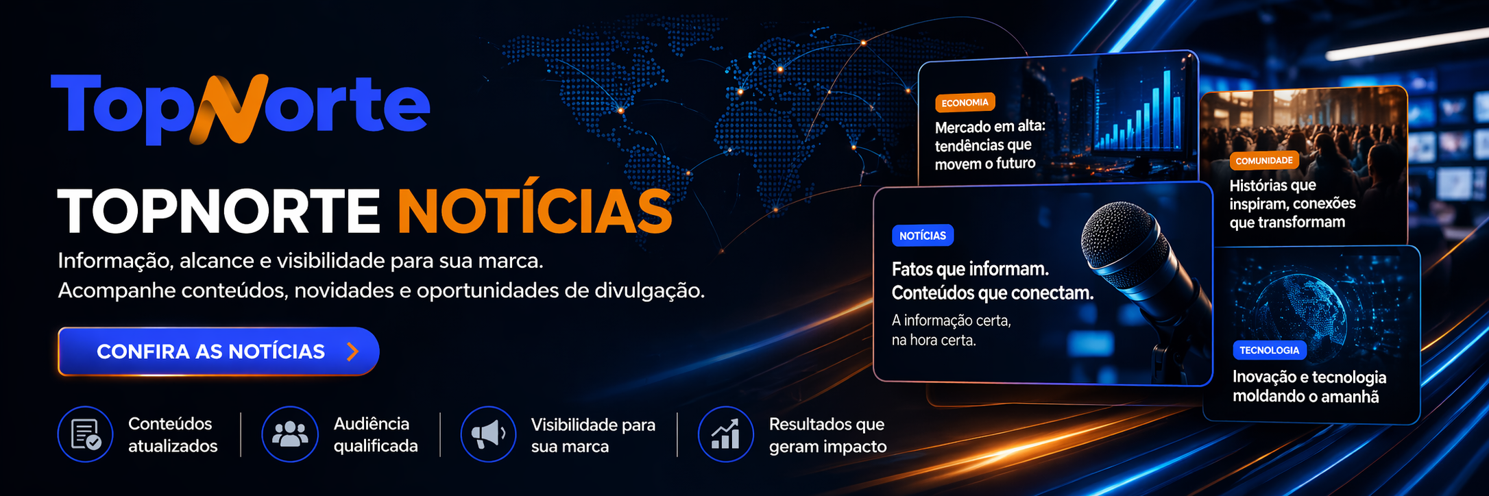 Banner promocional TopNorte Classificados