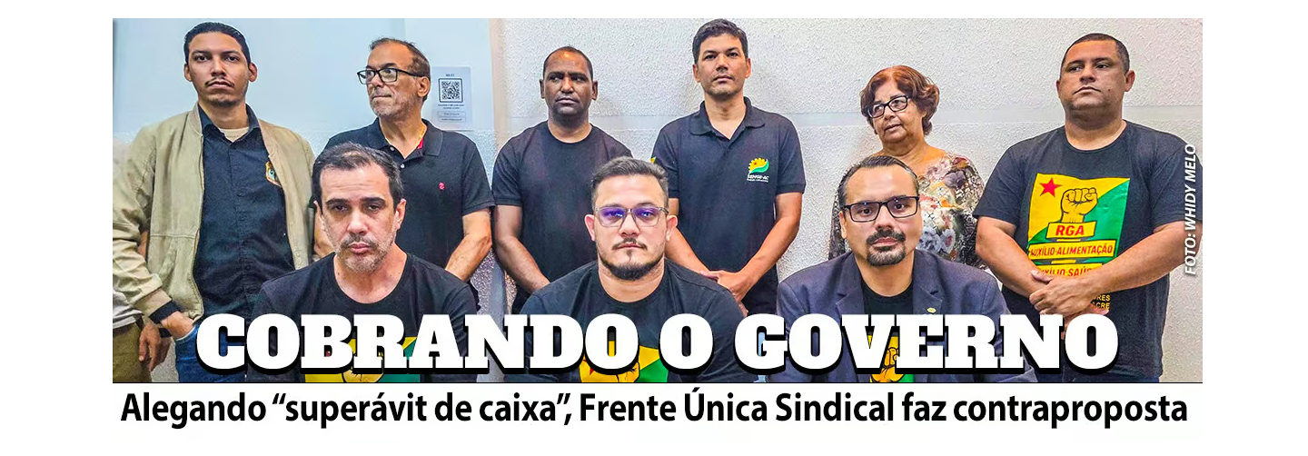 COBRANDO O GOVERNO