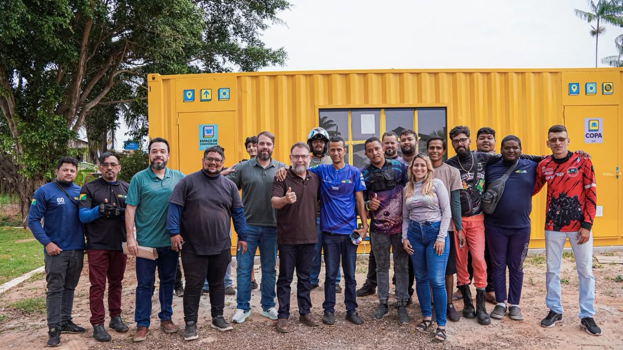 Prefeitura de Rio Branco recebe estrutura para novo espaço de apoio a motoristas e entregadores