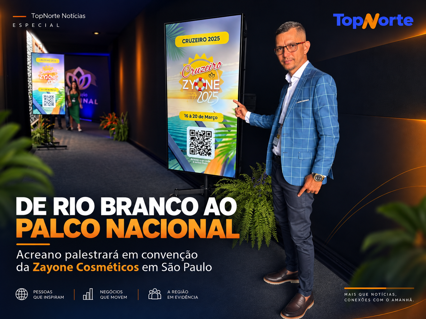 Acreano será palestrante em convenção nacional da Zayone Cosméticos em São Paulo